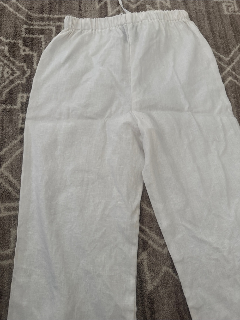 Reformation White Wide-Leg Trousers - High-Rise Minimal Size X-Small Petite New - Picture 8 of 11